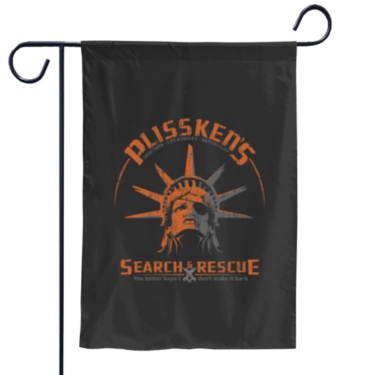 Discover Snake Plissken's Search & Rescue Pty Ltd Classic Garden Flags