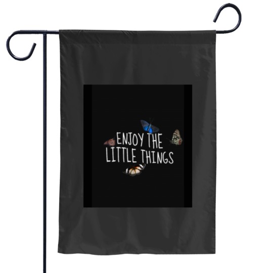 Discover enjoy the little things Classic Garden Flags