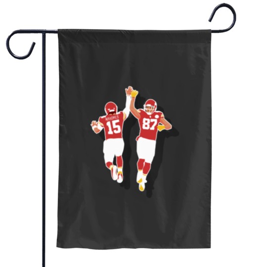 Discover Mahomes and Travis kelce teammate Garden Flags