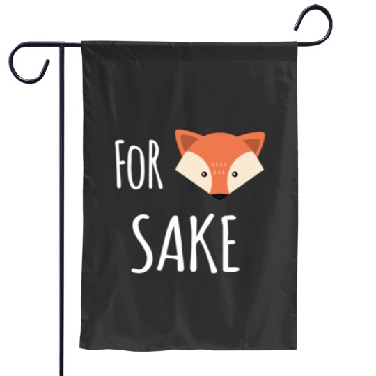Discover For Fox Sake Fitted Garden Flags