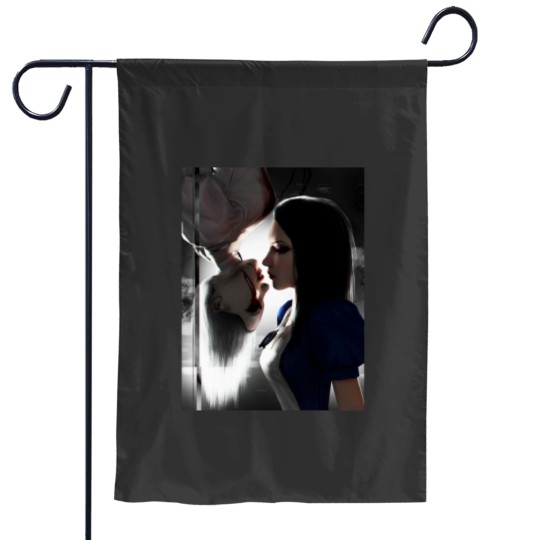 Discover Alice Liddell - Alice Madness Returns Graphic Garden Flags