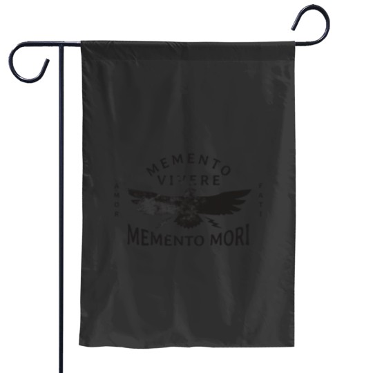 Discover Stoic Quote Amor Fati Memento Mori Garden Flags