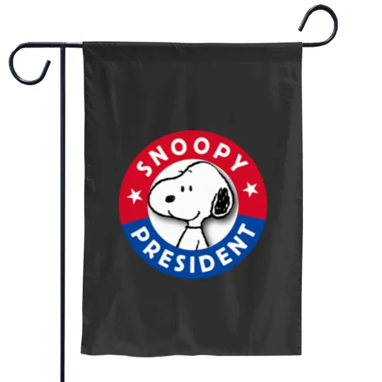 Discover Peanutsss Snoopy for president Garden Flags