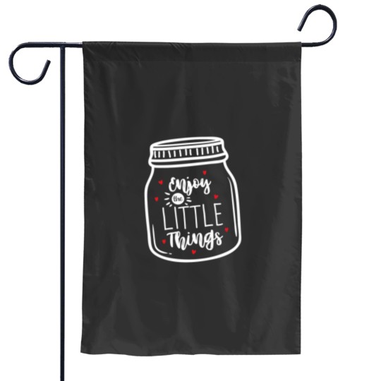 Discover Enjoy The Little Things Tee, Women's Graphic Tee, Sweet Gift For Her, Gift For Bestie, Garden Flags