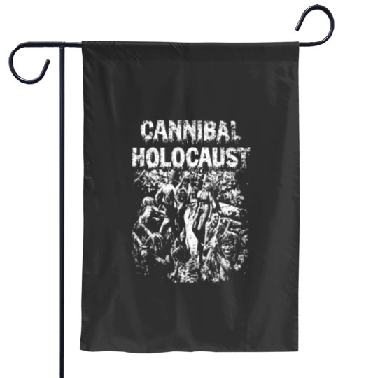 Discover Shop Men_s Cannibal Holocaust White Stake Vintage Garden Flags NO NUNS Vampire Garden Flags
