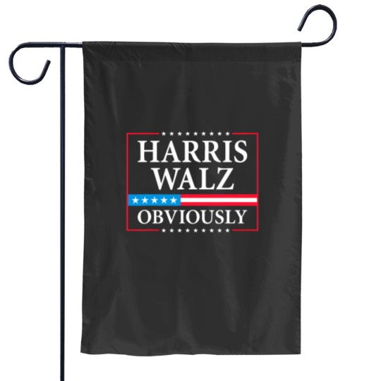 Discover Harris Walz Obviously President Kamala Harris Waltz Election Garden Flags