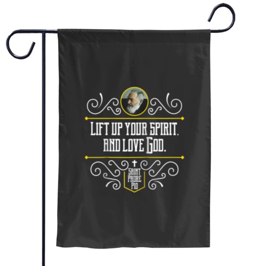 Discover St Padre Pio Quote Spiritual Direction Catholic Garden Flags
