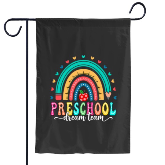Discover Preschool Dream Team Pencil Happy First Day Of School Garden Flags