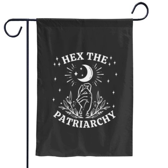 Discover Feminist Witch Hex The Patriarchys Garden Flags
