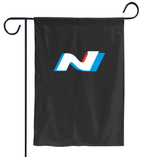 Discover Hyundai N Logo Garden Flags