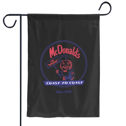 Discover McDonald vintage speedee coast to coast Garden Flags