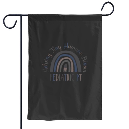 Discover Physical Therapy Garden Flags, Helping Tiny Humans, Pediatric Physical Therapist Garden Flags