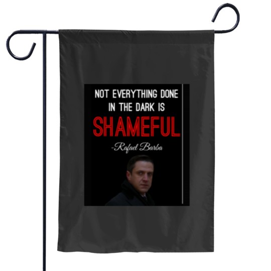 Discover Rafael Barba Know it All Quote Garden Flags