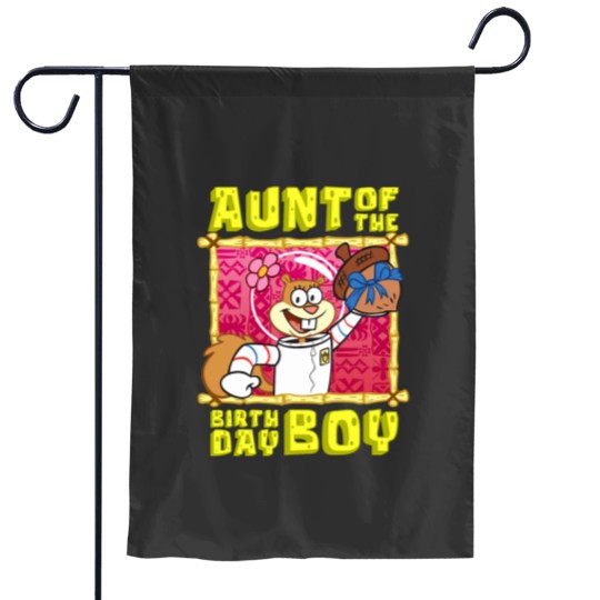 Discover Mademark x SpongeBobss SquarePants SpongeBobss Sandy Cheeks Aunt of the Birthday Boy Aunt Gift TShi Garden Flags