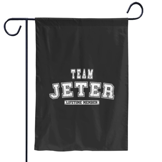 Discover Team JETER Lifetime Member Family Last Name Garden Flags