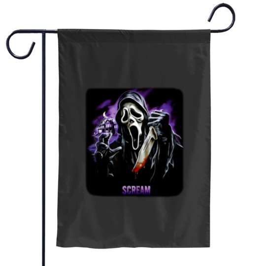 Discover Vintage Scream Garden Flags for Scary Movie Lovers