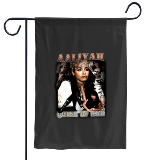 Discover Aaliyah Queen Of R&B Garden Flags