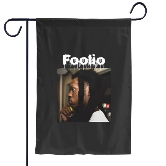 Discover Foolio rapper memory Garden Flags