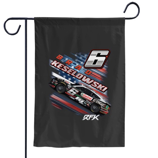 Discover brad keselowski rfk racing patriotic Garden Flags