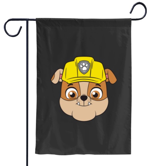 Discover Paw Patrols RUBBLE Face Long sleeve Long Sleeve Garden Flags