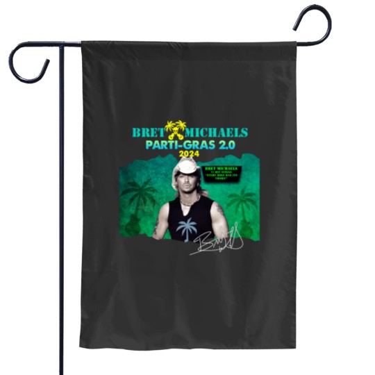 Discover New Popular ​Bret Michaels Tour 2024 Gift For Fan Garden Flags