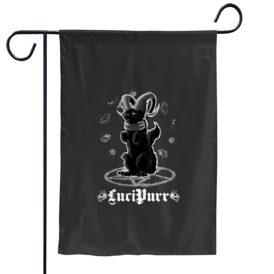 Discover LuciPurr II Fine Garden Flags