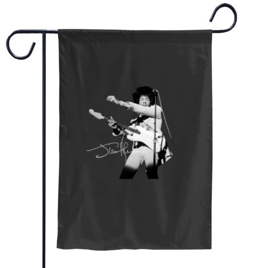 Discover Jimi Hendrix Music Garden Flags