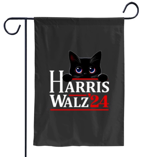 Discover Harris Walz Cat Lady  Harris tim walz Garden Flags Garden Flags