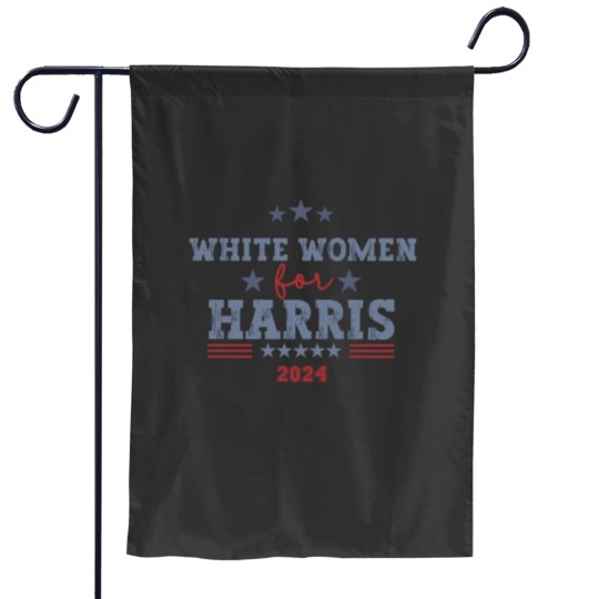 Discover Support Kamala Harris 2024 Garden Flags - White Women for Harris