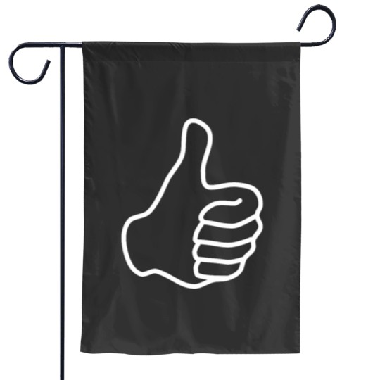 Discover Thumbs Up Tee Garden Flags
