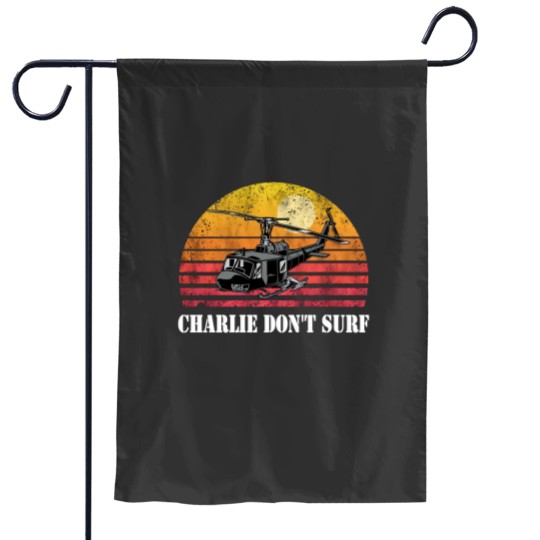 Discover Charlie Don't Surf Funny Garden Flags