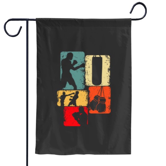 Discover Boxer Boxing Kids Boys Men Garden Flags