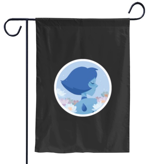 Discover Pastel Lapis Lazuli portrait Garden Flags