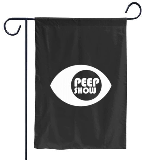 Discover Peep Show Logo Essential Garden Flags