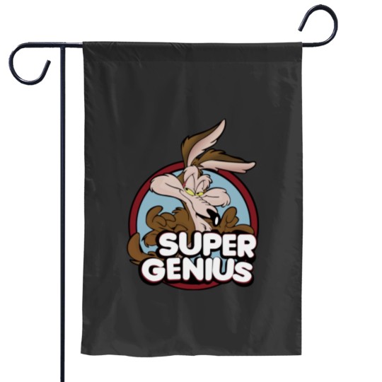 Discover Coyote Super Genius Garden Flags