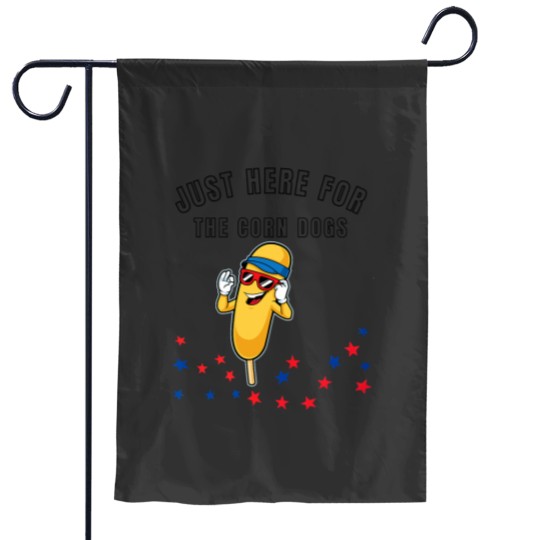 Discover Corn dog lover Corndog state fair Just here for the corndogs Garden Flags