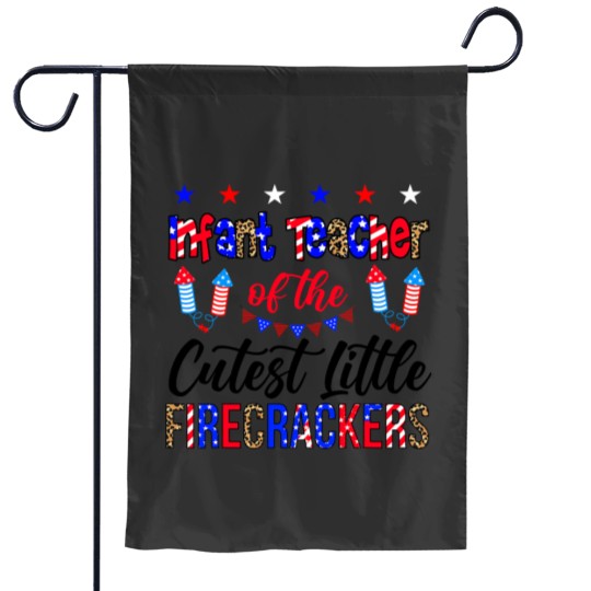 Discover Infant Teacher of the Cutest Little Firecrackers 4th of July Garden Flags
