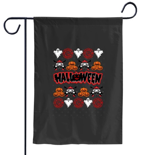 Discover Halloween firefighter Garden Flags