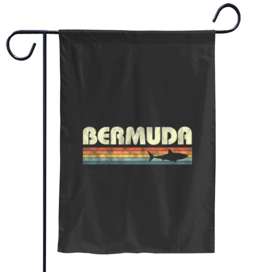 Discover Bermudas Shark Vintages Mens Womens Girls Boys Cruise Souvenir Garden Flags