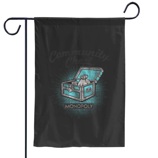 Discover Monopoly Community Chest Garden Flags