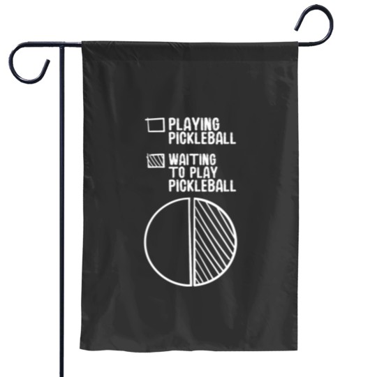 Discover Funny Pickleball Pie Chart Meme Graphic Garden Flags