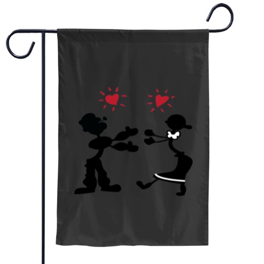 Discover Couple popeye and olive Essential Garden Flags