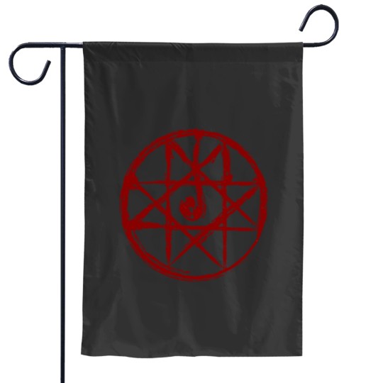 Discover Fullmetal Alchemist Alphonses Bloodseal Garden Flags
