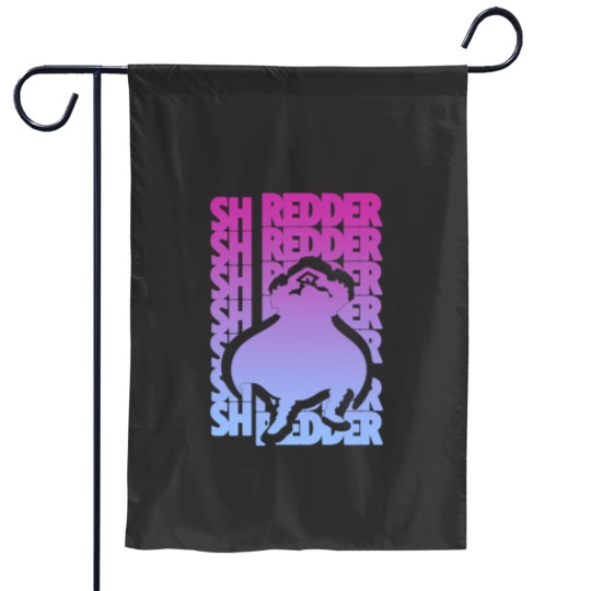 Discover Mademark x Teenage Mutant Ninja Turtles Shredder Gradient Silhouette Pullover Hoodie Garden Flags