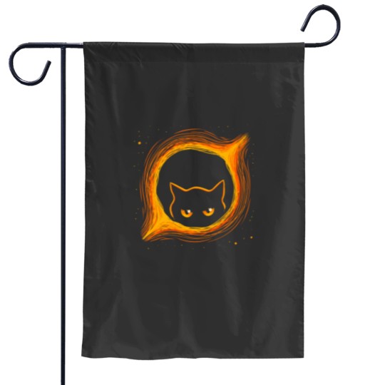 Discover Chaos Origin A Cat Space Design Garden Flags