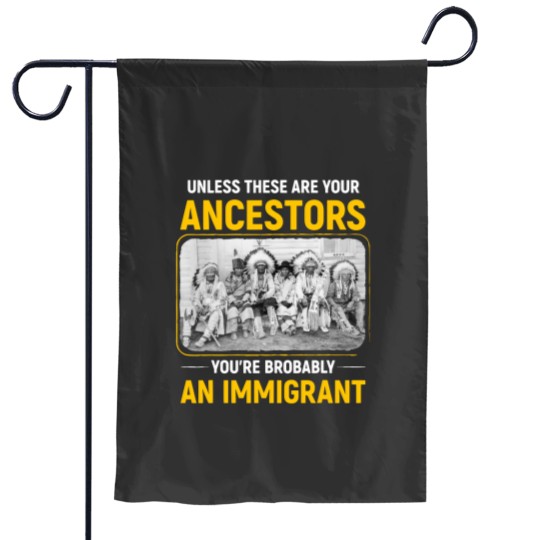 Discover NATIVE AMERICAN IMMIGRATION Native American Garden Flags