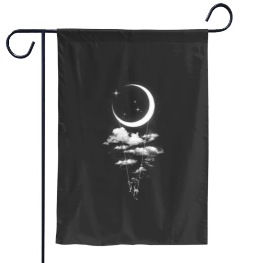 Discover Moon Swing Garden Flags