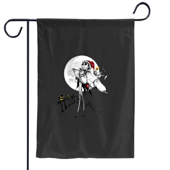 Discover Jack Skellington & Zero Garden Flags