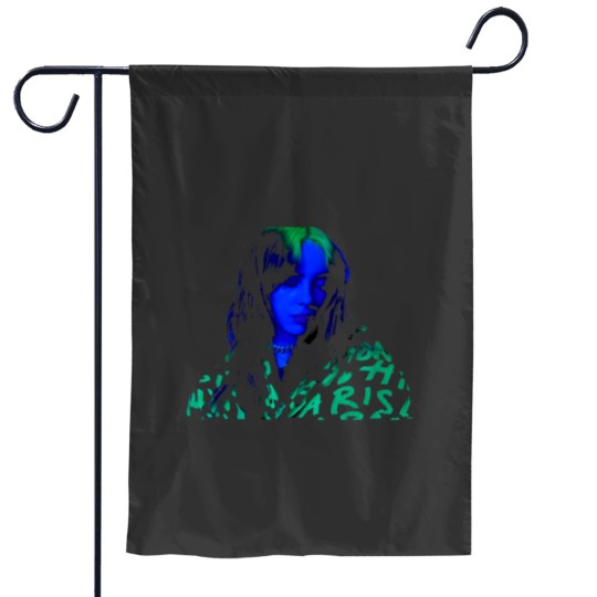 Discover  Billiess EIlish Downward Glance Photo Premium Short Sleeve Garden Flags