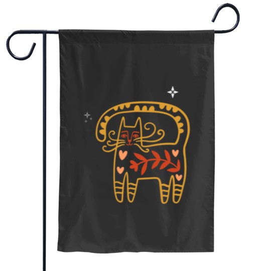 Discover MidCentury Cat Decor Garden Flags